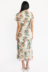Amara Mesh Dress | Baltic Born Cream Multi Floral