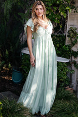 Agatha Maxi Dress | Baltic Born Light Sage