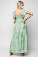 Agatha Maxi Dress | Baltic Born Light Sage