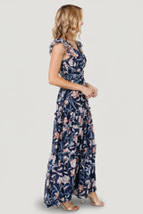 Martina Maxi Dress | Baltic Born Navy Multi