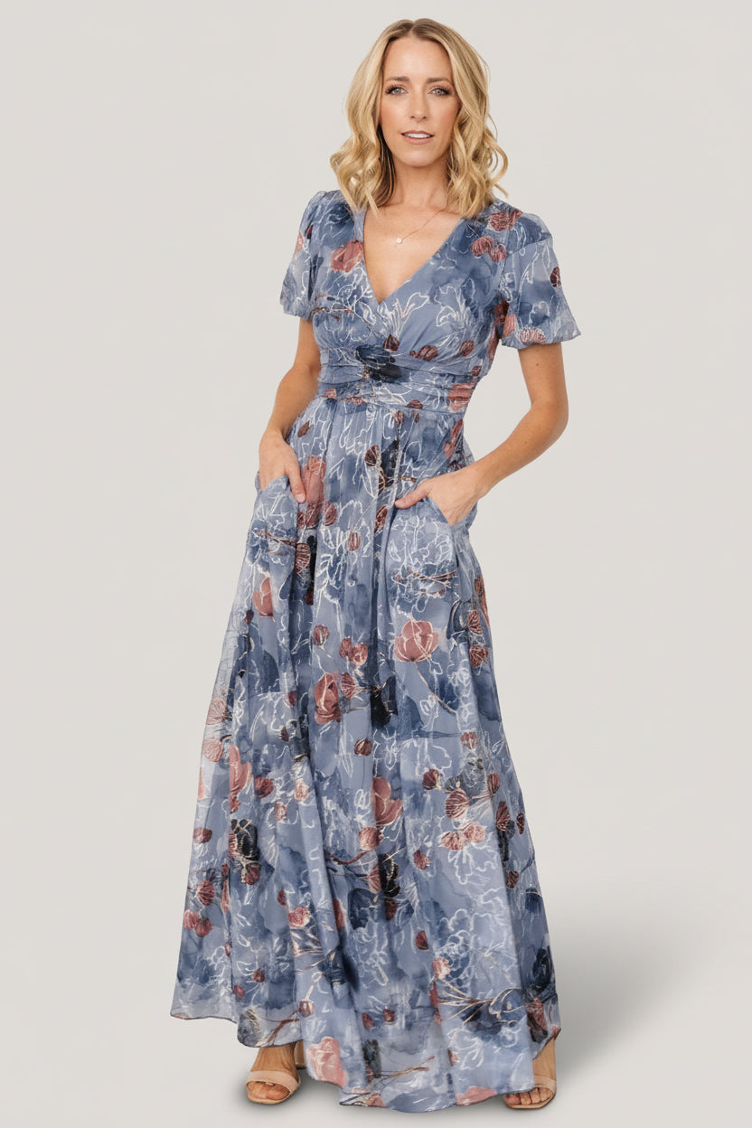 Ardley Maxi Dress | Baltic Born Slate Print