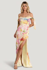 Allegra Off Shoulder Maxi Dress | Baltic Born Multi Floral