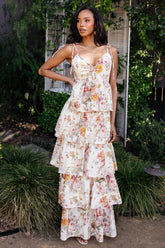 Angelica Tiered Maxi Dress | Baltic Born Multi Floral