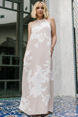 Aurelia Column Maxi Dress | Baltic Born Natural + White