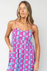 Rita Maxi Dress | Baltic Born Pink + Blue