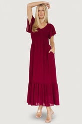 Monica Smocked Dress | Baltic Born Mulberry