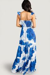 Mikaela Maxi Dress | Baltic Born Blue Floral