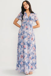 Promise Maxi Dress | Baltic Born Dusty Blue Floral