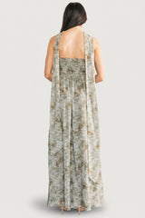 Florian Strapless Maxi Dress | Baltic Born Eucalyptus Floral