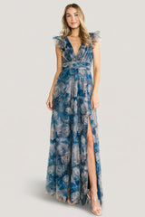Adelyn Maxi Dress | Baltic Born Blue Floral