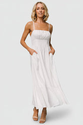 Mikayla Textured Tank Dress | Baltic Born Off White