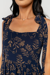 Anita Maxi Dress | Baltic Born Midnight + Gold Floral