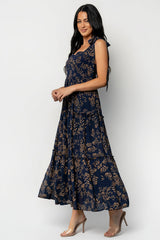 Anita Maxi Dress | Baltic Born Midnight + Gold Floral