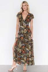 Riverwood Deep V Maxi Dress | Baltic Born Multi Floral