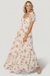 Aberdeen Sweetheart Maxi Dress | Baltic Born Cream Floral
