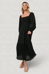 Chandler Eyelet Maxi Dress | Baltic Born Black