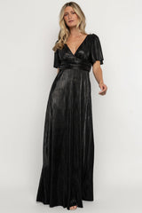 Venetian Pleated Gown | Baltic Born Black