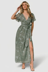 Faye Maxi Dress | Baltic Born Eucalyptus