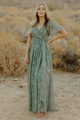 Faye Maxi Dress | Baltic Born Eucalyptus