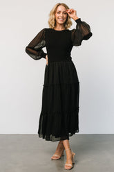 Remi Ribbed Maxi Dress | Baltic Born Black