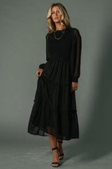 Remi Ribbed Maxi Dress | Baltic Born Black