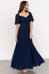 Sierra Sweetheart Maxi Dress | Baltic Born Navy