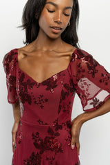 Karina Sequin Maxi Dress | Baltic Born Wine