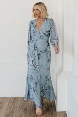 Beckham Maxi Dress | Baltic Born Light Blue Floral