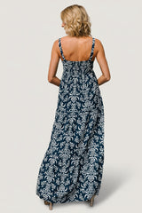 Oceanside Maxi Dress | Baltic Born Navy Print