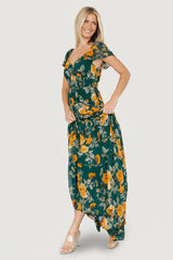 Genevive Maxi Dress | Baltic Born Deep Topaz Floral