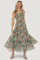 Anita Maxi Dress | Baltic Born Green Multi Floral