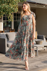 Anita Maxi Dress | Baltic Born Green Multi Floral