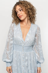 Daniella High Low Maxi Dress | Baltic Born Light Blue