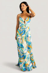 Alexis Maxi Dress | Baltic Born Blue Multi Print