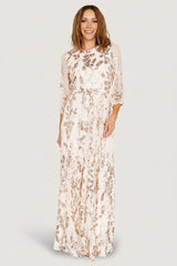 Destiny Sequin Maxi Dress | Baltic Born Rose Gold