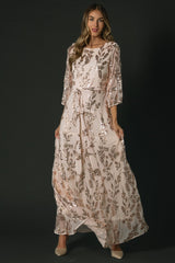 Destiny Sequin Maxi Dress | Baltic Born Rose Gold