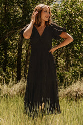 Jackie Eyelet Maxi Dress | Baltic Born Black