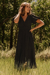 Jackie Eyelet Maxi Dress | Baltic Born Black
