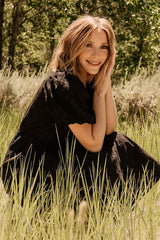 Jackie Eyelet Maxi Dress | Baltic Born Black