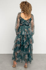 Tessa Tiered Maxi Dress | Baltic Born Green Floral