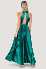 Capulet Pleated Maxi Dress | Baltic Born Emerald