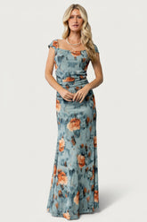 Amelia Tank Maxi Dress | Baltic Born Vintage Teal + Rust