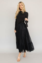 Demi Sweater Tulle Dress | Baltic Born Black