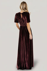 Vivian Velvet Maxi Dress | Baltic Born Clove