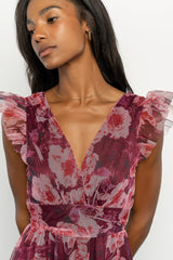 Adelyn Maxi Dress | Baltic Born Wine Floral