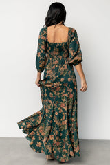 Liesel Maxi Dress | Baltic Born Green + Copper Floral