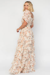 Bliss Tiered Maxi Dress | Baltic Born Vintage Cream Floral