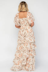 Bliss Tiered Maxi Dress | Baltic Born Vintage Cream Floral