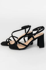 Kalza Square Toe Chunky Heel | Baltic Born Black