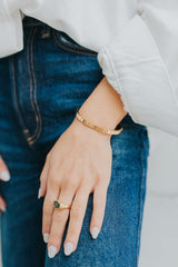 The Maddie Ring in Emerald | Baltic Born